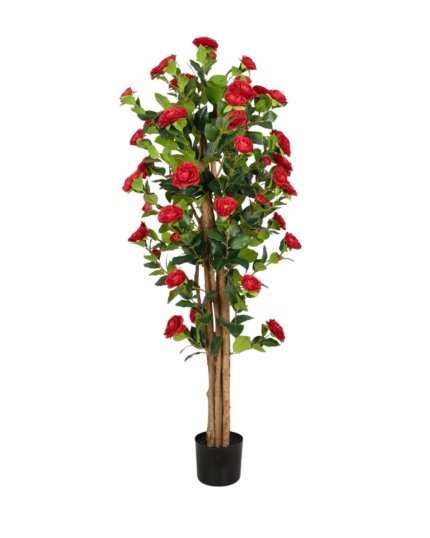 Artificial Red Rose Tree (150cm)